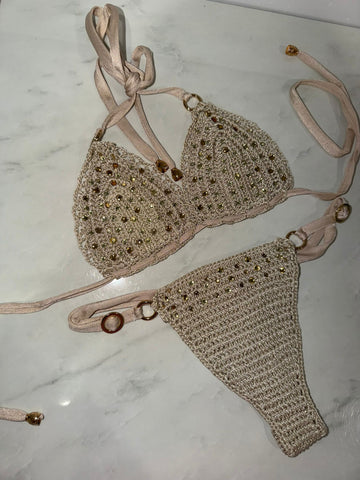 Pearl Sand Beige Crochet